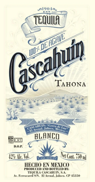 Etiketa Cascahuín Tahona Blanco